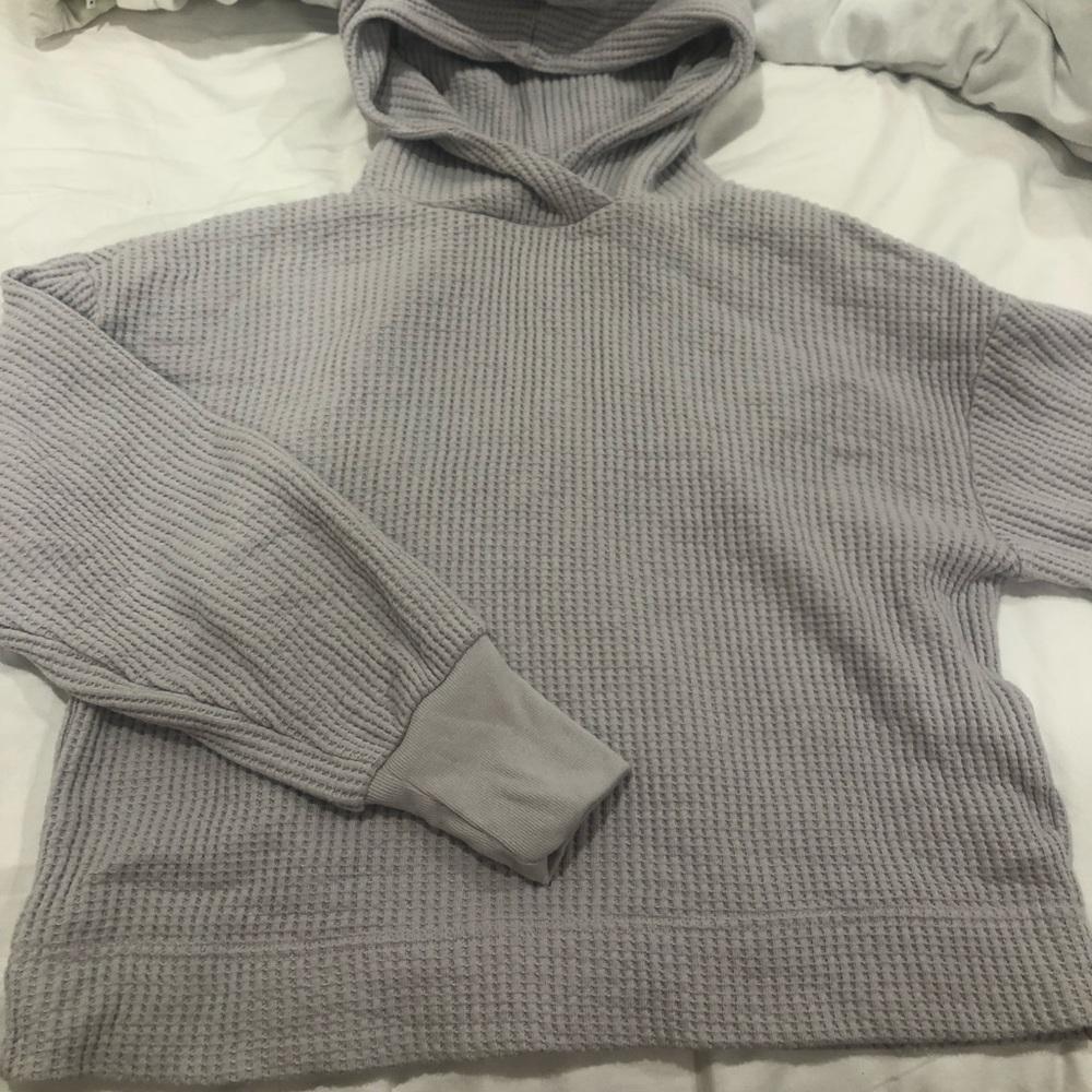 Gap waffle knit hoodie